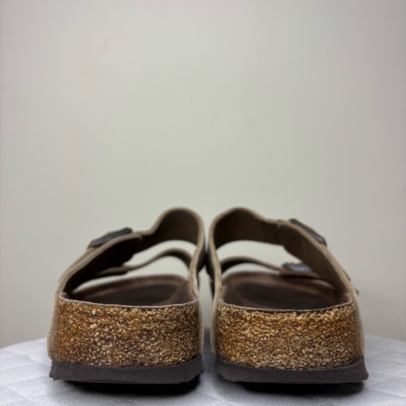 Birkenstock Womens Arizona Tan Brown Sandals Double Buckle Size EU 40/ US 9-9.5 - Picture 7 of 8